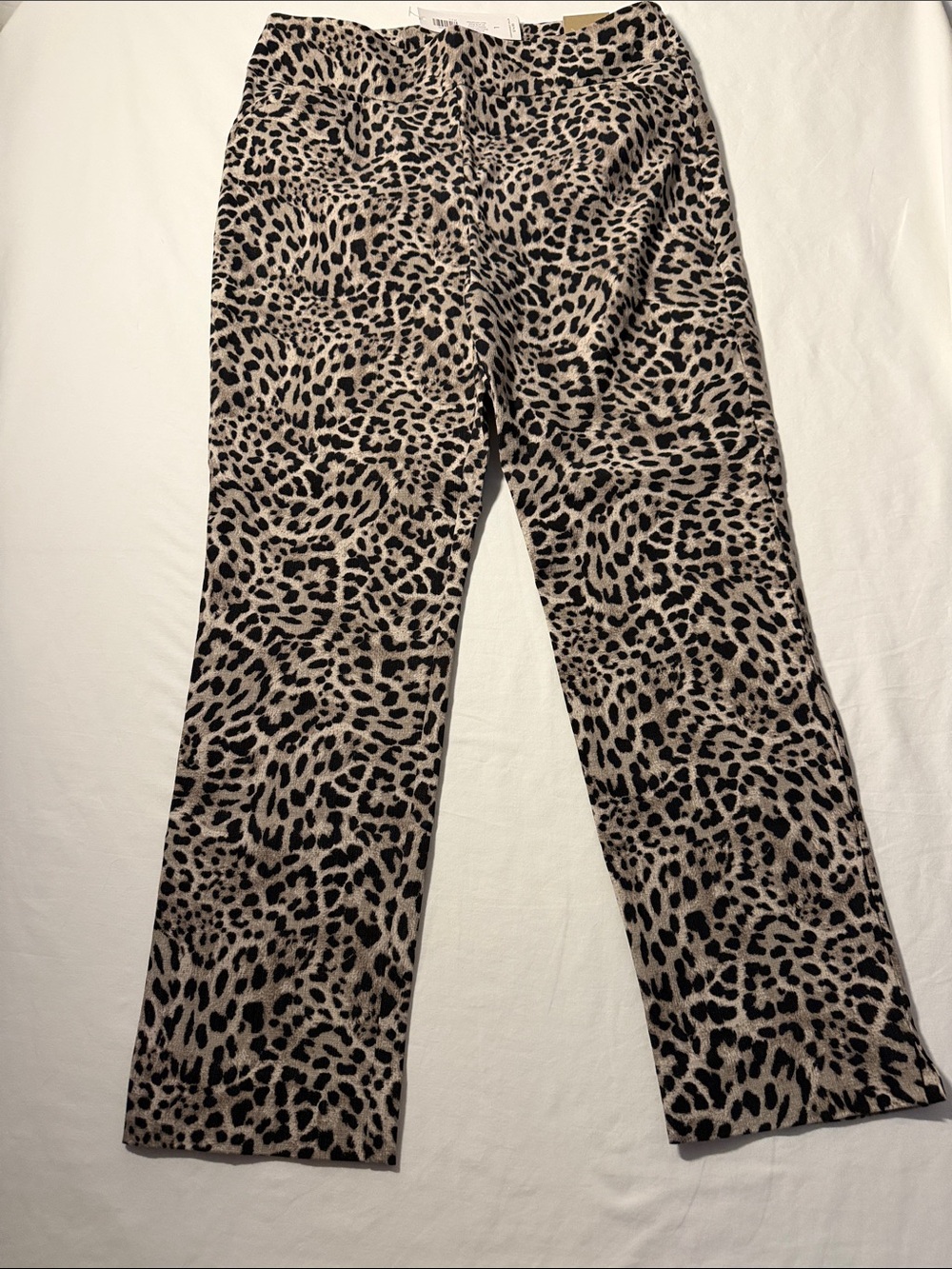 Chico's W8 Mountain Lynx Perfect Stretch Josie Slim Ankle Mountain Stone & Black